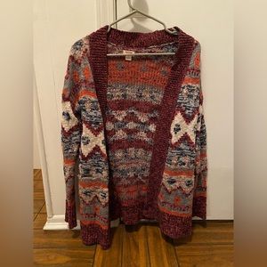 Multicolored cardigan